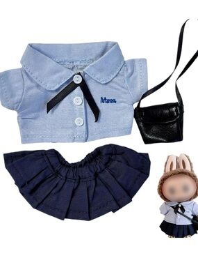 Labubu| School Uniform Doll Clothes